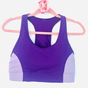 💕Fabletics Purple Racerback Sports Bra SZ M